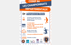 Championnat Départemental Sénior 2024