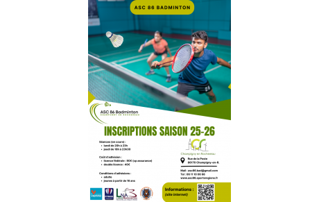 Lancement des inscriptions pour 2025-2026