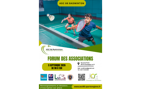 Forum des Associations samedi 5 septembre 2026